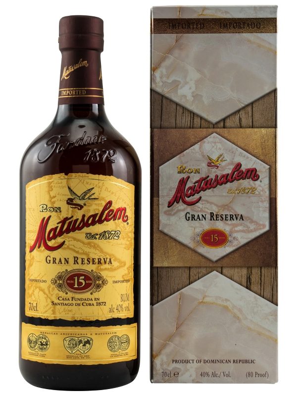Gran Reserva - Solera 15 - Rum - Matusalem -Dominikanischen Republik Matusalem - Gran Reserva - Solera 15 - Rum Dominikanischen Republik - neue Ausstattung