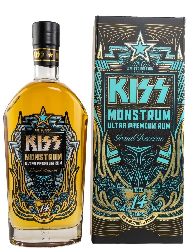 Kiss Monstrum - 14 Jahre - Brands for Fans - Ultra Premimum Grand Reserve Jamaica & Guyana Rum Kiss Monstrum - 14 Jahre - Brands for Fans - Ultra Premimum Grand Reserve Jamaica & Guyana Rum