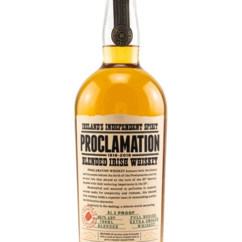 Proclamation - Matured in Bourbon & Sherry Casks - Blended Irish Whiskey