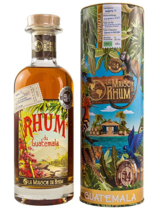 Rhum du Guatemala – Botran - Solera 15 - 2021 - Batch 4 – La Maison du Rhum Rhum du Guatemala – Botran - Solera 15 - 2021 - Batch # 4 – La Maison du Rhum