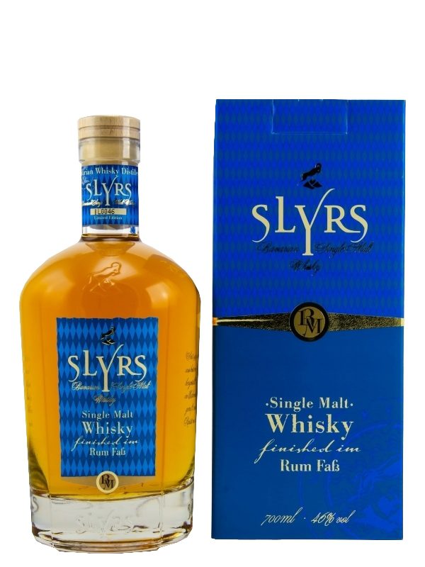 Slyrs - finished im Rum Faß - Bavarian Single Malt Whisky Slyrs - Finished im Rum Faß - Limited Edition - Bavarian Single Malt Whisky