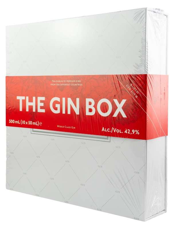 The Gin Box - Gin World Tour - World Class Gin - 10 x 0,05 l - Gin The Gin Box - Gin World Tour - World Class Gin - 10 x 0,05 l - Gin