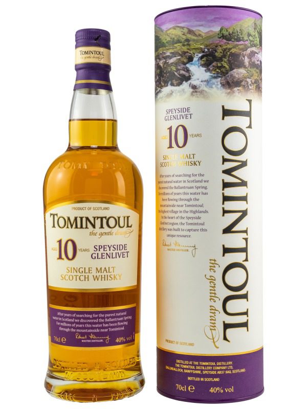 Tomintoul 10 Jahre - Speyside Single Malt Scotch Whisky Tomintoul 10 Jahre - Speyside Single Malt Scotch Whisky