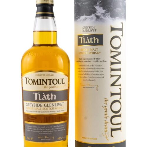 Tomintoul - Tlàth - Matured in First Class American Oak Bourbon Barrels - Speyside Single Malt Scotch Whisky