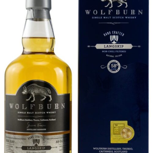 Wolfburn Langskip - Specially selected Oak Casks - Cask Strength - Highland Single Malt Scotch Whisky
