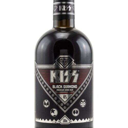 0,5l Kiss Black Diamond - Premium Dark Rum - Brands for Fans - Caribbean Blended Rum 0,5l Kiss Black Diamond - Premium Dark Rum - Brands for Fans - Caribbean Blended Rum
