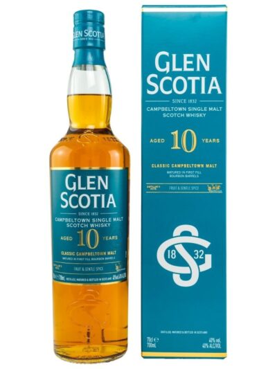 Glen Scotia 10 Jahre - First Fill Bourbon Barrels - Campbeltown Single Malt Scotch Whisky
