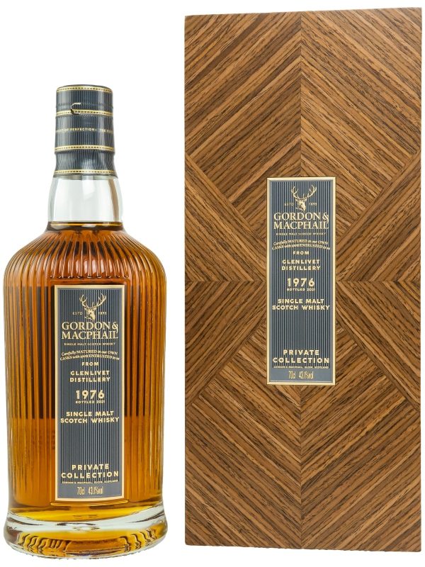 Glenlivet 45 Jahre - Vintage 1976 - Refill Sherry Hogshead No. 21602601 - Gordon & MacPhail - Private Collection - Speyside Single Malt Scotch Whisky