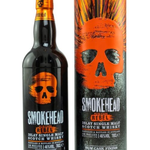 Smokehead Rum Cask Rebel - Rum Cask Finish by Ian Macleod - Islay Single Malt Scotch Whisky Smokehead Rum Cask Rebel - Rum Cask Finish by Ian Macleod - Islay Single Malt Scotch Whisky
