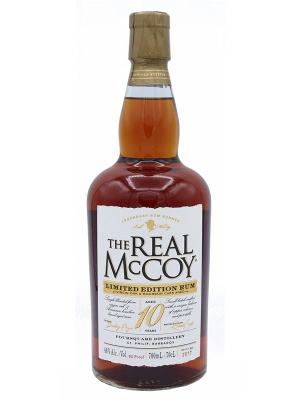 The Real McCoy - 10 Jahre - Limited Rum - Single Blended Barbados Rum