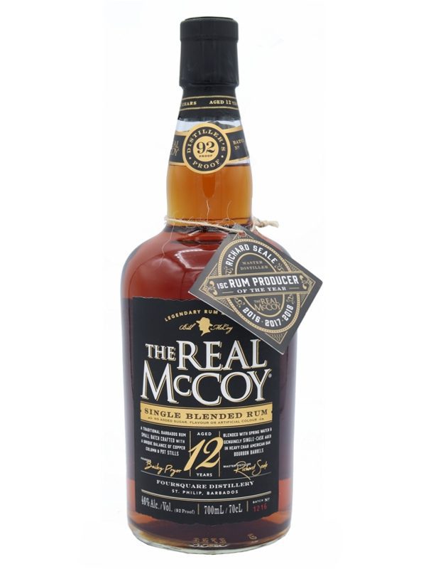 The Real McCoy - 12 Jahre - Single Blended Barbados Rum