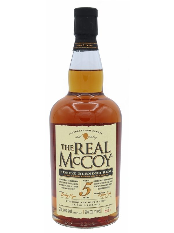 The Real McCoy - 5 Jahre - Single Blended Barbados Rum