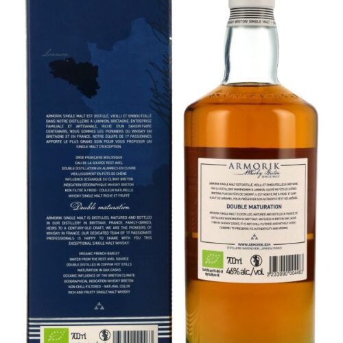 Armorik Double Matured - Breton Oak & Sherry Casks - French Single Malt Whisky R Armorik Double Matured - Breton Oak & Sherry Casks - French Single Malt Whisky