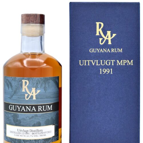 0,5l Guyana - 30 Jahre - Vintage 1991 - Cask #70 - MPM - Uitvlugt Distillery - Rum Artesanal
