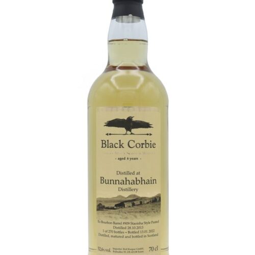 Bunnahabhain 8 Jahre - Vintage 2013 - Ex-Bourbon Barrel - No. 909 - Black Corbie - Islay Single Malt Scotch Whisky