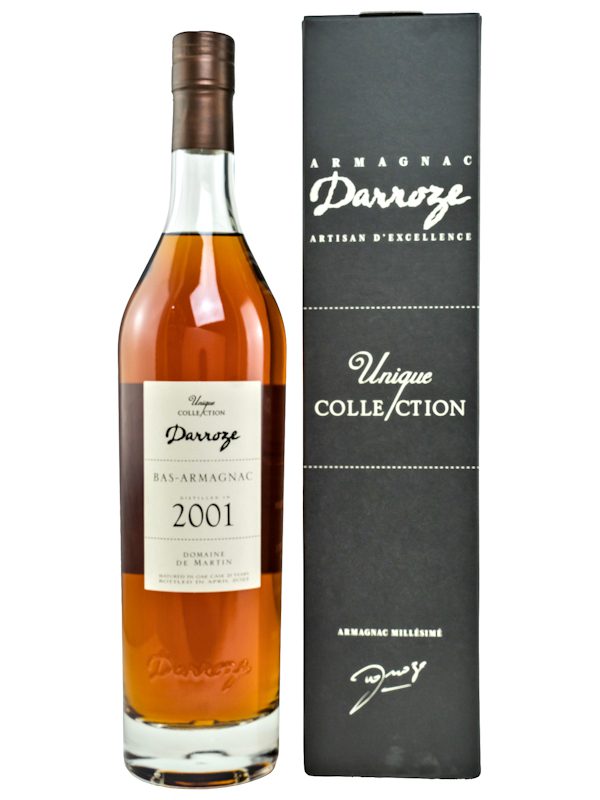 Darroze 21 Jahre - Vintage 2001 - Appellation Bas-Armagnac Contrôlee - Domaine De Martin - Unique Collection Darroze 21 Jahre Vintage 2001Appellation Bas Armagnac Contrôlee Domaine De Martin Unique Collection