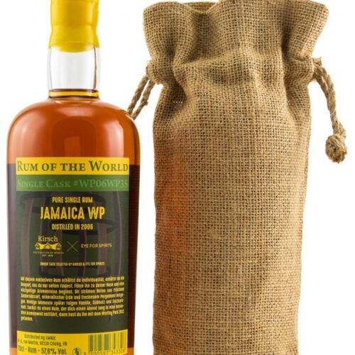Jamaica Worthy Park - Vintage 2006 - Single Cask #WP06WP35 - by Kirsch & Eye for Spirits - Rum of the World - La Maison & Velier