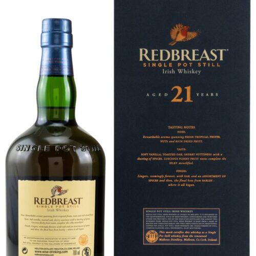 Redbreast 21 Jahre - Oloroso Sherry & Bourbon Cask - Single Pot Still - Irish Whiskey