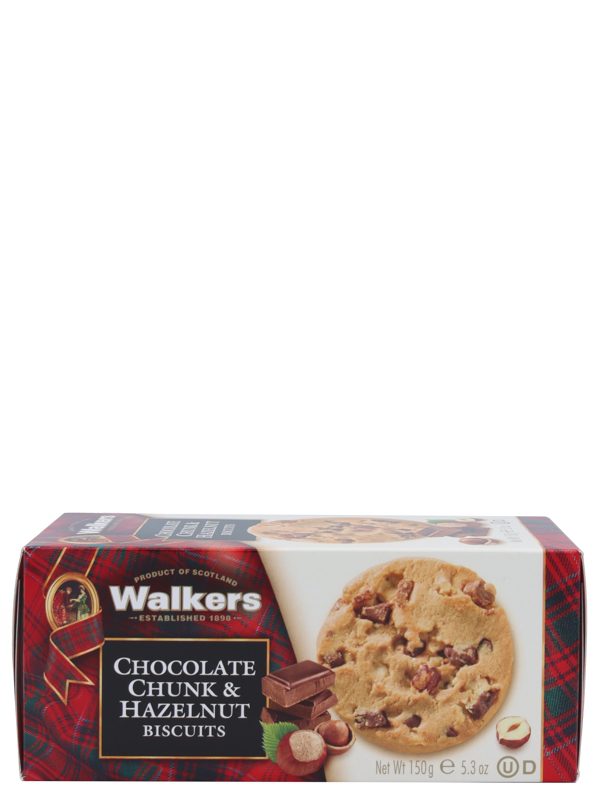 Walkers - Chocolate Chunk & Hazelnut Biscuits - 150g_1 Walkers - Chocolate Chunk & Hazelnut Biscuits - 150g