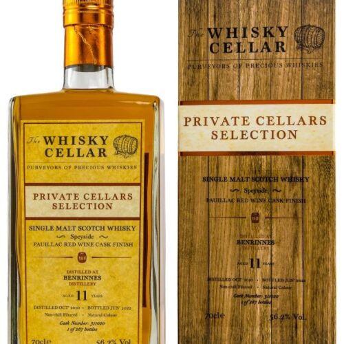 Benrinnes 11 Jahre - Vintage 2010 - Pauillac Red Wine Cask Finish - No. 311020 - The Whisky Cellar - Speyside Single Malt Scotch Whisky