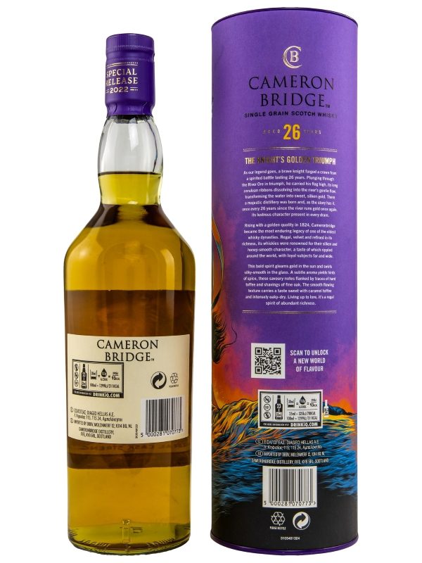Cameronbridge 26 Jahre Diageo Special Release 2022 Lowland Single Malt Scotch Whisky