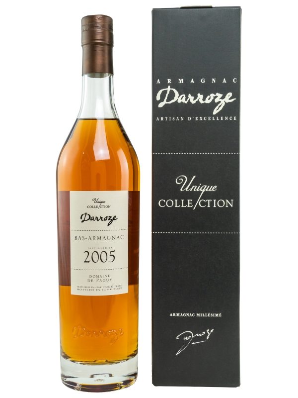 Darroze 17 Jahre - Vintage 2005 - Appellation Bas-Armagnac Contrôlee - Domaine de Paguy - Unique Collection Darroze 17 Jahre - Vintage 2005 - Appellation Bas-Armagnac Contrôlee - Domaine de Paguy - Unique Collection