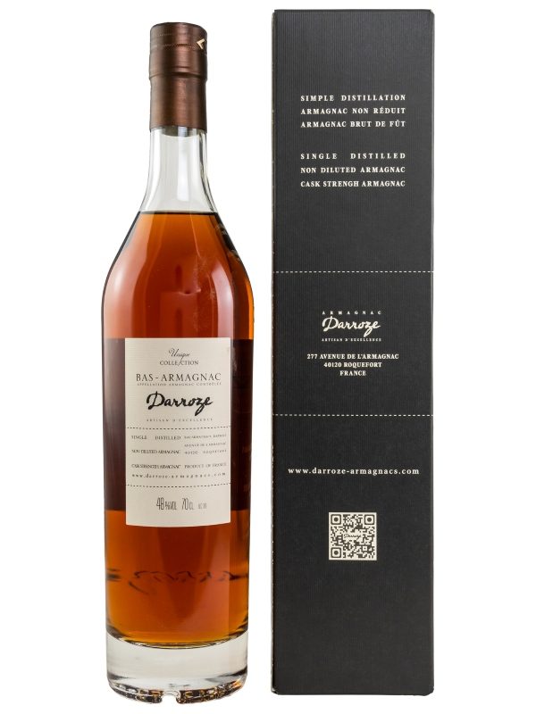 Darroze 30 Jahre Vintage 1991/2021 Appellation Bas Armagnac Contrôlee Domaine de Pounon Unique Collection