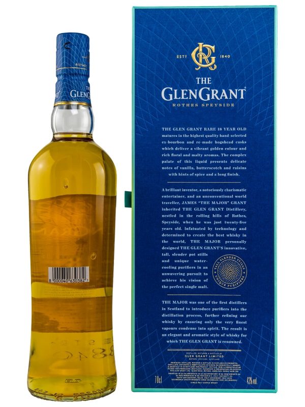 Glen Grant 18 Jahre - Speyside Single Malt Scotch Whisky R Glen Grant 18 Jahre Speyside Single Malt Scotch Whisky