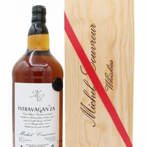 INTRAVAGAN'ZA - Single Malt Cereal Spirit - Matured in Oloroso and Moscatel Casks by Michel Couvreur - Magnum Bottling INTRAVAGAN'ZA Single Malt Cereal Spirit Matured in Oloroso and Moscatel Casks by Michel Couvreur Magnum Bottling