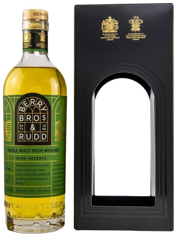 Irish Reserve Classic Range Berry Bros. & Rudd Single Malt Irish Whiskey