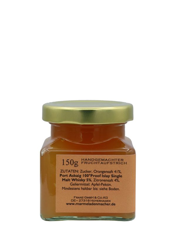 Orangen-Gelee mit Port Askaig - 100° Proof Whisky - Marmelade