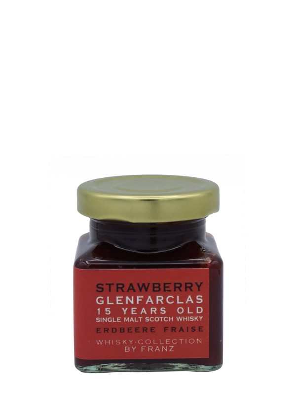 Strawberry - verfeinert mit Glenfarclas Speyside Single Malt Scotch Whisky - Whisky-Collection by Franz - Handgemachter Fruchtaufstrich - 150 g Strawberry verfeinert mit 15 Years Old Glenfarclas Speyside Single Malt Scotch Whisky Whisky Collection by Franz Handgemachter Fruchtaufstrich 150 Gramm