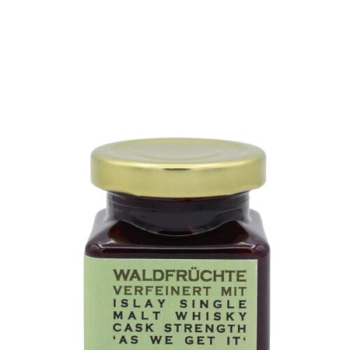 Waldfrüchte verfeinert mit Islay Single Malt Cask Strength As We Get It Whisky Collection by Franz Handgemachter Fruchtaufstrich 150 Gramm