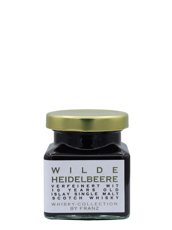 Wilde Heidelbeere - verfeinert mit 10 Years Old Islay Single Malt Scotch Whisky - Whisky-Collection by Franz - Handgemachter Fruchtaufstrich - 150 g Wilde Heidelbeere verfeinert mit 10 Years Old Islay Single Malt Scotch Whisky Whisky-Collection by Franz Handgemachter Fruchtaufstrich 150 g
