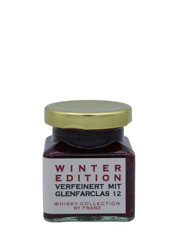 Winter Edition - verfeinert mit Glenfarclas Single Malt Scotch Whisky - Whisky-Collection by Franz - Handgemachter Fruchtaufstrich - 150 g Winter Edition verfeinert mit 12 Years Old Glenfarclas Single Malt Scotch Whisky Whisky Collection by Franz Handgemachter Fruchtaufstrich 150 Gramm