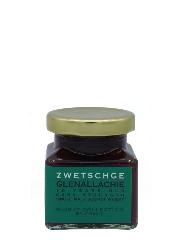 Zwetschge - verfeinert mit Glenallachie Speyside Single Malt Scotch Whisky - Whisky-Collection by Franz - Handgemachter Fruchtaufstrich - 150 g Zwetschge verfeinert mit 10 Years Old Glenallachie Cask Strength Speyside Single Malt Scotch Whisky Whisky Collection by Franz Handgemachter Fruchtaufstrich 150 Gramm