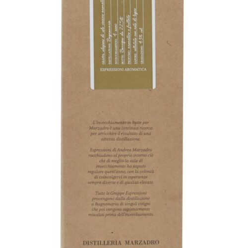 Marzadro - Espressioni Riserva Aromatica - Grappa - 0,35 l 1 Marzadro - Espressioni Riserva Aromatica - Grappa - 0,35 l