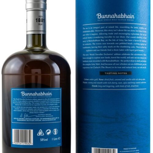 Bunnahabhain - An Cladach - World Traveller Exclusive - Limited Edition Release - Islay Single Malt Scotch Whisky