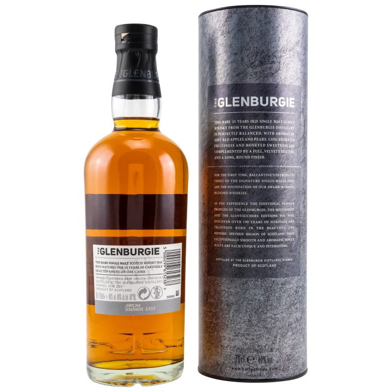 Glenburgie 15 Jahre - The Ballantines Series No. 001 - Single Malt Scotch Whisky