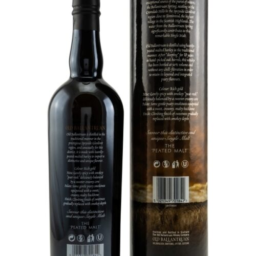 Old Ballantruan 10 Jahre - The Peated Malt - Speyside Glenlivet - Single Malt Scotch Whisky R Old Ballantruan 10 Jahre - The Peated Malt - Speyside Glenlivet - Single Malt Scotch Whisky