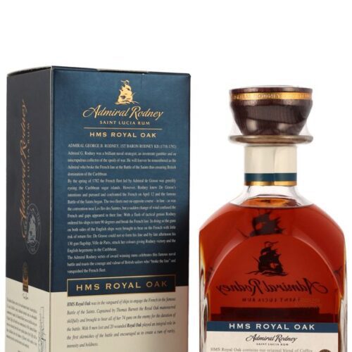Admiral Rodney - HMS Royal Oak - Blended St. Lucia Rum R Admiral Rodney - HMS Royal Oak - Blended St. Lucia Rum