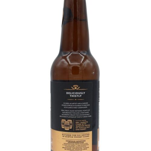 Thistly Cross Cider - Whisky Cask - Matured in Whisky Casks - Scottish Cider - 0,33l S Thistly Cross Cider - Whisky Cask - Scottish Cider - 0,33l