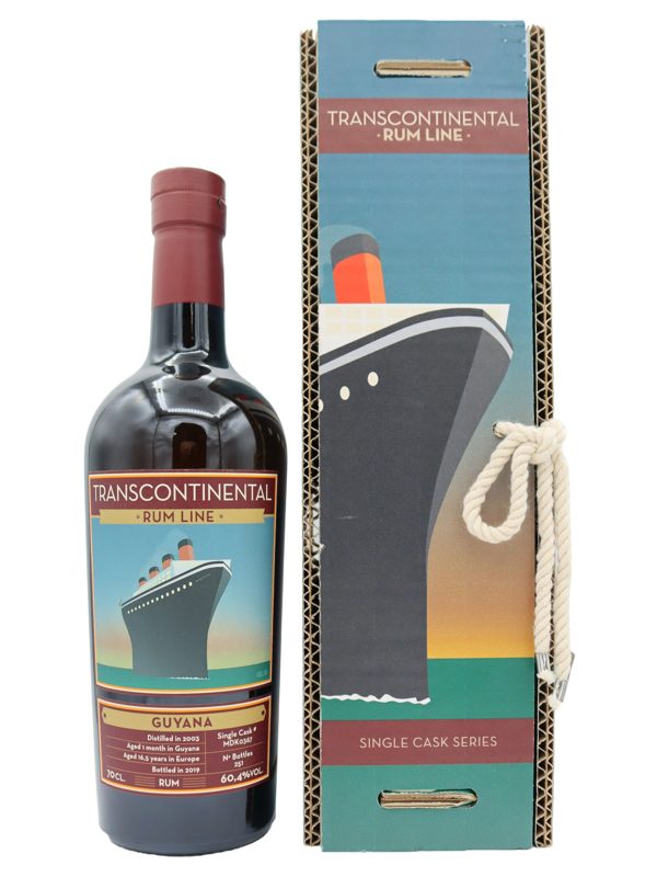 Transcontinental Rum Line - Guyana - 16 Jahre - Vintage 2003 - TCRL Line38 - #MDK0367 Transcontinental Rum Line - Guyana - 16 Jahre - Vintage 2003 - TCRL Line38 - #MDK0367