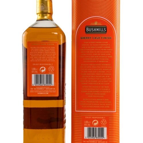 Bushmills 10 Jahre - Sherry Cask Finish - Limited Release - Cask Reserve - 1 Liter - Single Malt Irish Whiskey