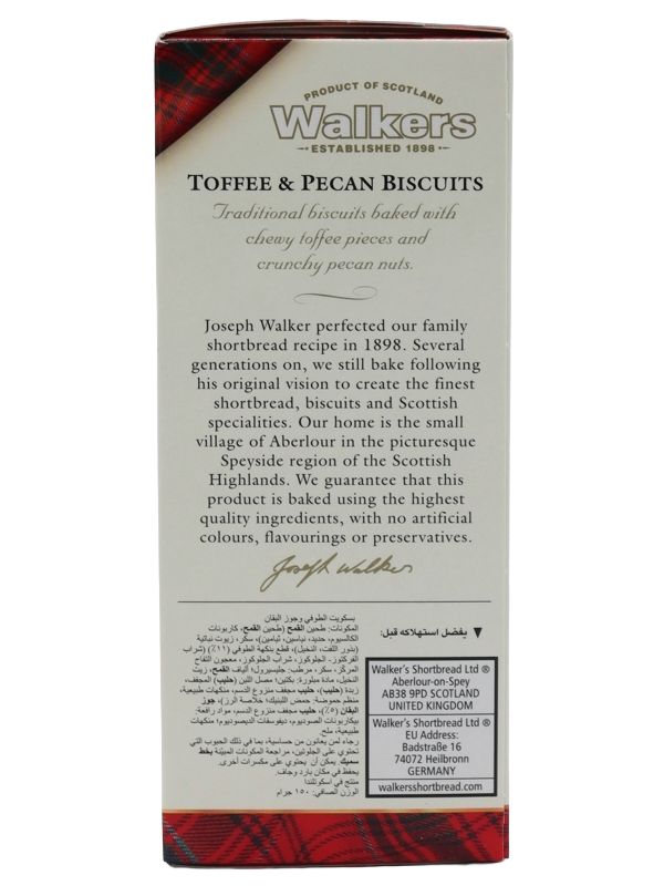 100710 S Walkers - Toffee & Pecan Biscuits - 150g