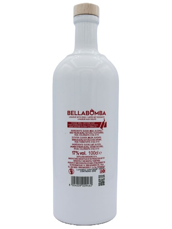 Marzadro - Bellabomba - Italienischer Eierlikör - 1 Liter R Marzadro - Bellabomba - Italienischer Eierlikör - 1 Liter