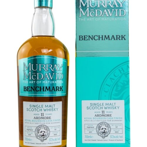 Ardmore 11 Jahre - Vintage 2011 - Koval Bourbon Cask Finish - Murray McDavid - Benchmark - Limited Release - Specially Bottled for Germany - Single Malt Scotch Whisky