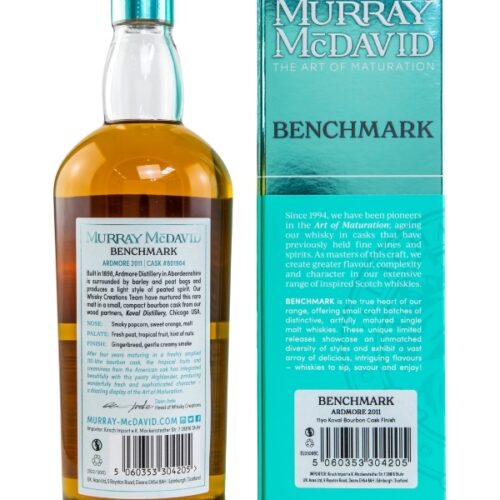 Ardmore 11 Jahre - Vintage 2011 - Koval Bourbon Cask Finish - Murray McDavid - Benchmark - Limited Release - Specially Bottled for Germany - Single Malt Scotch Whisky