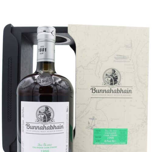 Bunnahabhain 23 Jahre - Vintage 1998 - Feis Ile 2022 - Calvados Cask Finish - Islay Single Malt Scotch Whisky Bunnahabhain 23 Jahre - Vintage 1998 - Feis Ile 2022 - Calvados Cask Finish - Islay Single Malt Scotch Whisky