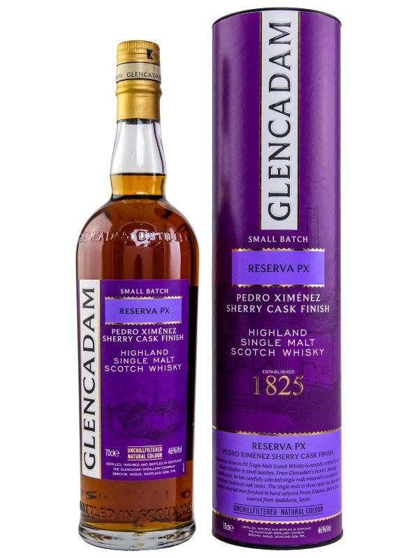 Glencadam - Reserva PX - Pedro Ximénez Sherry Cask Finish - Small Batch - Highland Single Malt Scotch Whisky